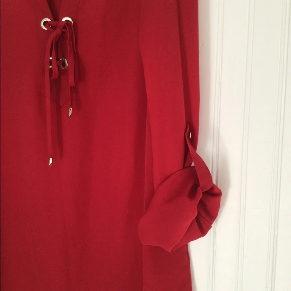 LE♥️CHÂTEAU red tunic - Picture 3 of 5